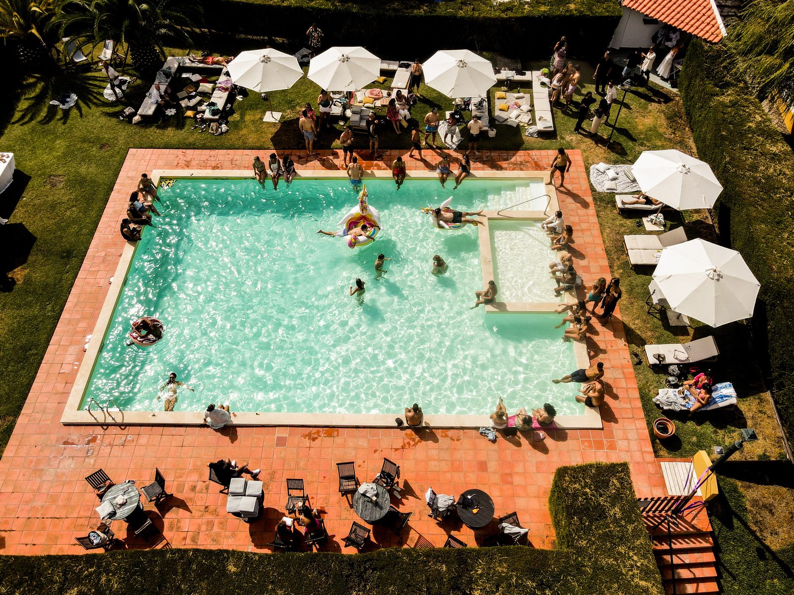 Pool and pool bar at DOMA